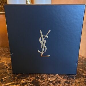 YSL Black and Gold Box, 8.5inches W By 8.5 L.